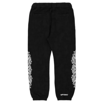 Chrome Hearts Cemetery Cross Sweatpants Black