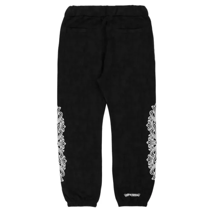 Chrome Hearts Cemetery Cross Sweatpants Black