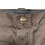 Chrome Hearts Cross Patch Carpenter Jeans Olive Green