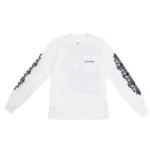 Chrome Hearts Eye Chart Dagger Long Sleeve White