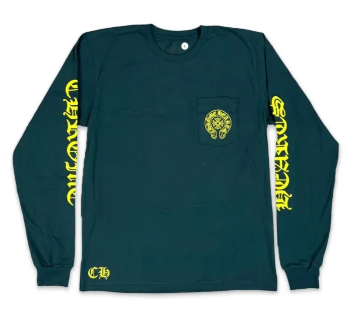 Chrome Hearts Horseshoe Long Sleeve Green