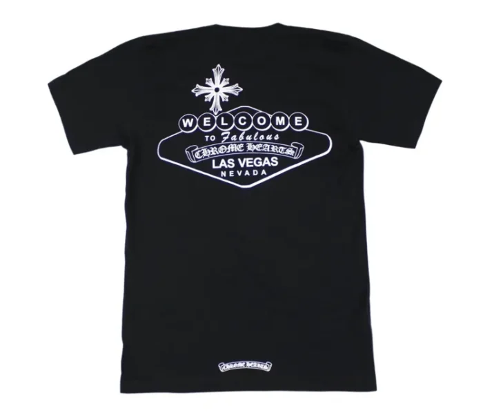 Chrome Hearts Las Vegas Short Sleeve Tee Shirt Black