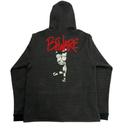 Chrome Hearts Matty Boy Beware Hoodie Black