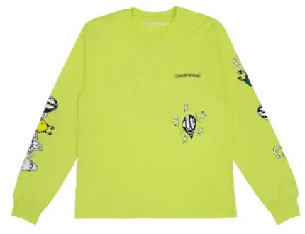 Chrome Hearts Matty Boy Link Long Sleeve Lime Green