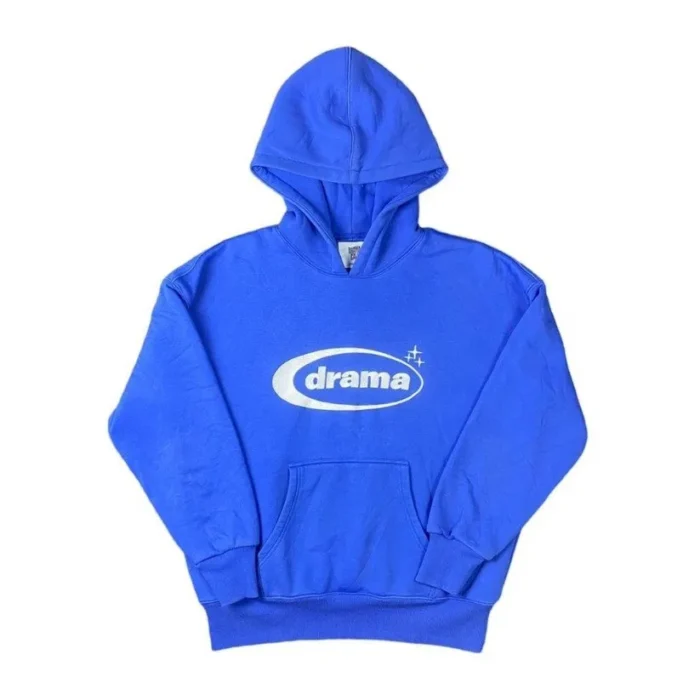 Drama Call Oval Hoodie Blue