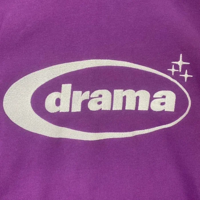 Drama Call Oval Hoodie Purple