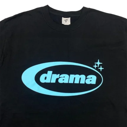 Drama Call Oval T-shirt Black/Blue