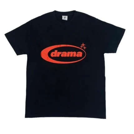 Drama Call Oval T-shirt Black/Red