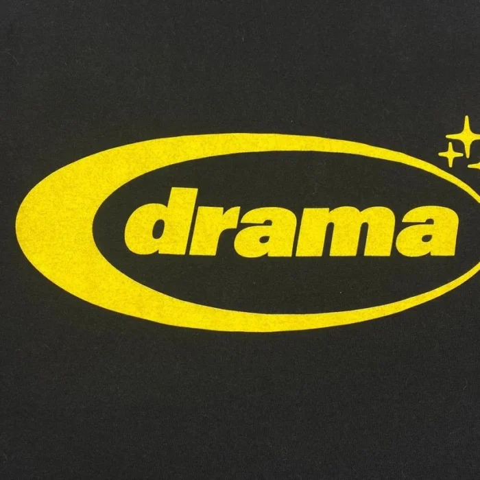 Drama Call Oval T-shirt Black/Yellow