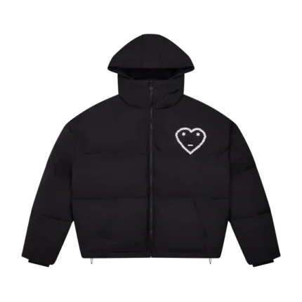 Carsicko Logo Puffer Jacket Black