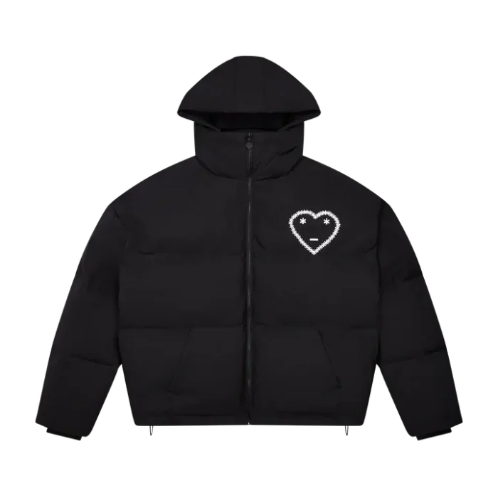 Carsicko Logo Puffer Jacket Black