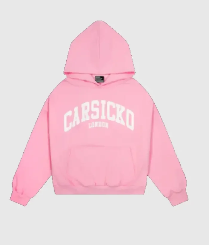 Carsicko London Classic Hoodie Pink