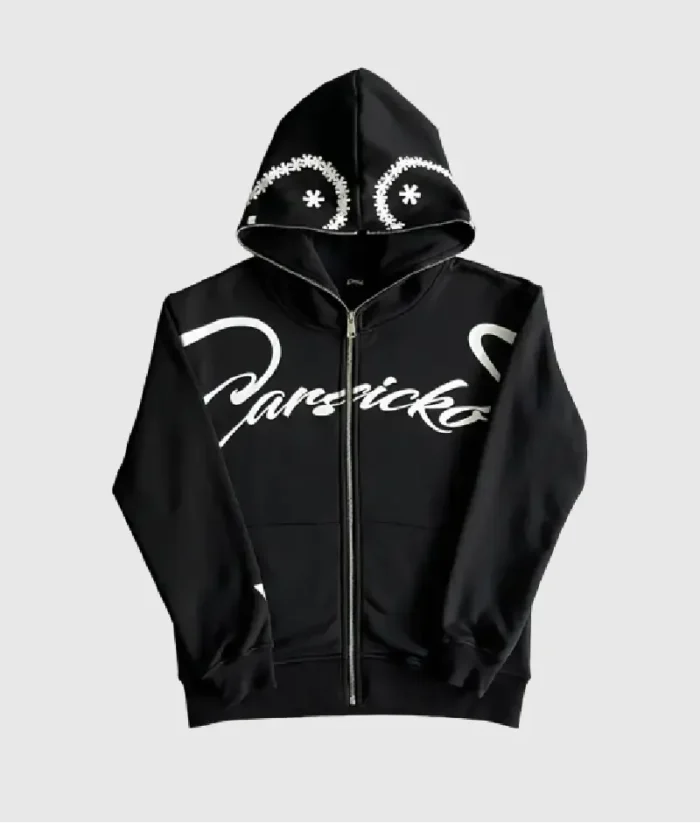 Carsicko Love Spread Full Zip Hoodie Black